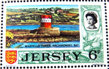 JERSEY GB 1970 SG51 6p. MARTELLO TOWER, ARCHIRONDEL - MNH
