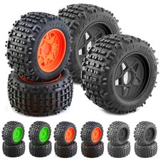 4PCS/SET Tires Wheels 17mm Hub Hex for 1/10 RC Car Traxxas Arrma Monster Truck