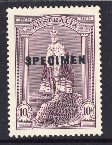 1938 australia kgvi - kgvi, 10/-