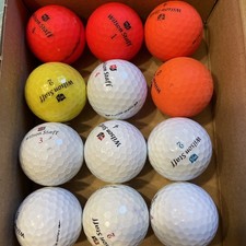 1 doz. Wilson DX2 Soft Golf Balls  Very Good Clean Condition