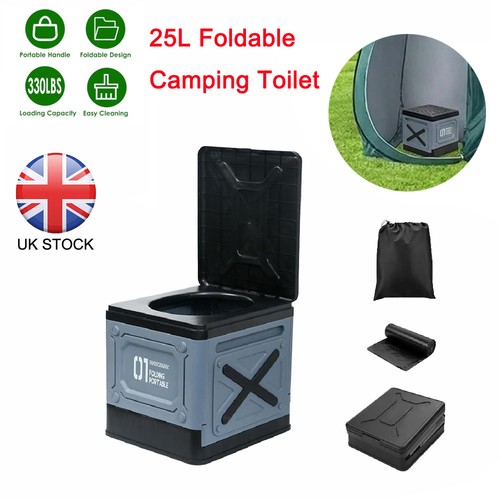 25l folding toilet portable - folding,