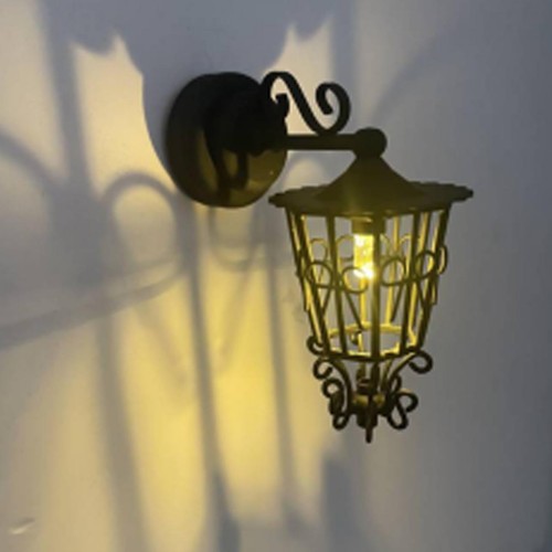 Dollhouse wall lamp - dollhouse, battery