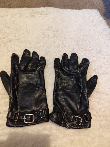 Harley davidson black - black, leather