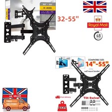 Swivel TV Wall Mount Bracket For 14 32 40 42 50 52 55 Inch 3D LCD LED Plasma UK
