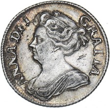 1709 Shilling - Anne British