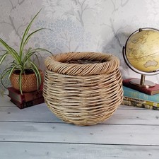 Large Woven Willow Basket