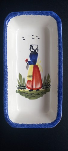 Quimper rectangle dish - rectangle,