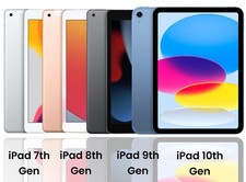 Apple ipad 10th 9th - 10th, 7th