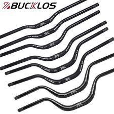BUCKLOS 31.8*720/780mm Handlebar Aluminum MTB BMX Bike 30/50/90/120mm Riser Bar