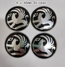 4x 65mm Sticker Vauxhall Wheel
