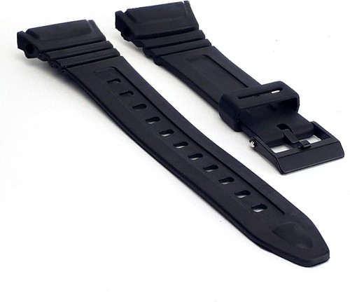 Black replacement watch strap - replacement,