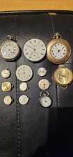 Silver pocket watch mechanical - silver,