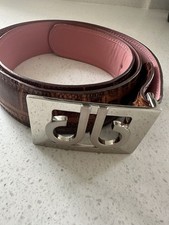 Druh Genuine Leather Golf Belt Brown Men’s 32”