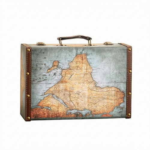 Vintage suitcase trunk - suitcase,