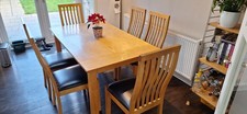 Solid Wood Dining Table & 6