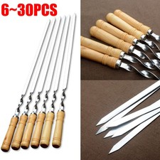 6-30pcs Wood Handle Stainless