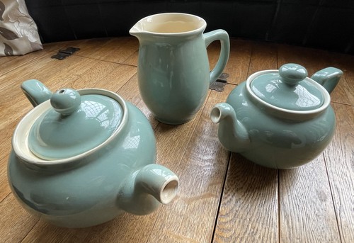 Denby manor tea pots - manor, milk