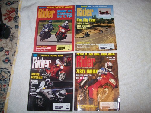 Rider mags 1991 motorcycles - mags,
