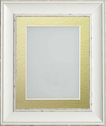 Antique white photo frames - white,