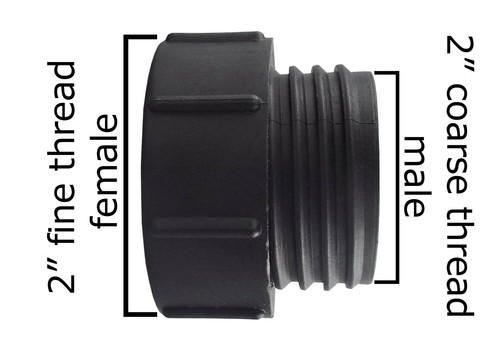 Ibc water tank thread adapters - ibc,