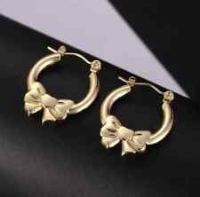 14K Gold Bow Earrings Romany Jewellery Girls Women’s Cute Clip Back Gold Filled