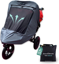 Twin Deluxe Double Buggy Sun