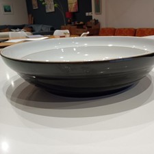 Denby Everyday Black Pepper  Large Pasta Serving Bowl 27cm Diameter Excellent