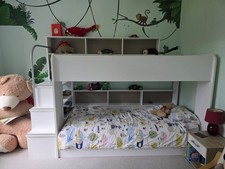 Great Little Trading Company White Bunk Bed with under bed storage