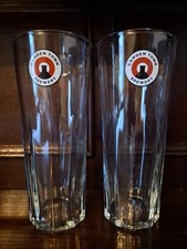 Camden Town Brewery Kenneth 20oz Pint Beer Glass x2 CE M24 Home Bar Pub