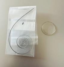 Vintage /Antique Mainsprings & Lens For  Pre Deluxe Smiths Watch .