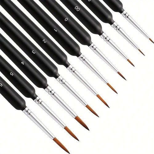 Premium paint brushes set - paint, of