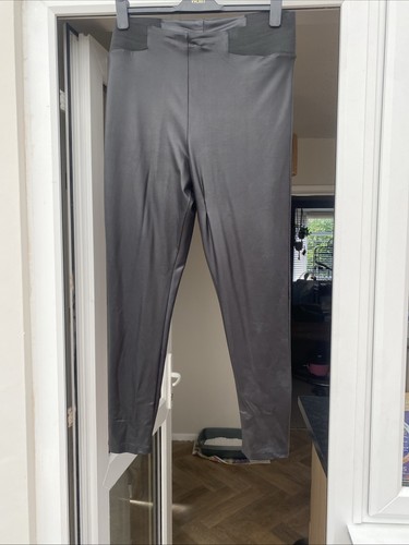 Leather look leggings size - leggings,
