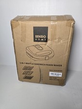 3 in 1 Waffle, Sandwich, Panini or Grill Maker | Sensio Home Used Once