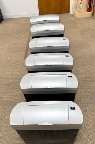 Six sanitary bins for - six,