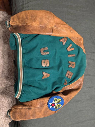 Vintage avirex usa leather - avirex,