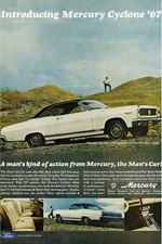 1967 Mercury Clyclone ad |