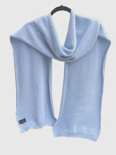 John Lewis Light Blue  100%  Cashmere  Large Scarf  Made in Italy