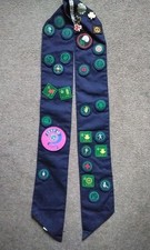 Girl Guides  Badge Sash with