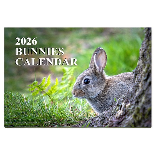 2026 bunnies wall calendar - 2026,