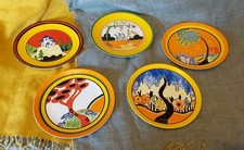 Collection of 5 Clarice Cliff