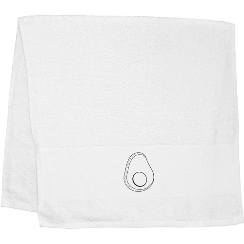 Sliced avocado hand towel - 'sliced,