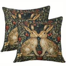 X2 Rabbit Hare Cushion Covers
