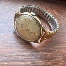  9ct Gold 1960 Trebex Bracelet Watch 