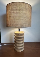 Vintage wooden lamp base