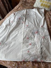 Large Oval Shaped Embroidered