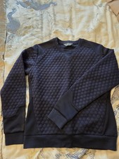 Womens Navy Blue Quilted  Coldstream Jumper Size Medium (10-12)