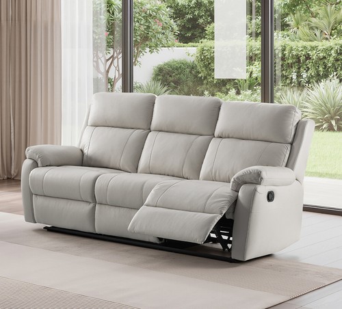 Grey italian leather - grey, 3