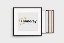 Square Photo Frame Black White