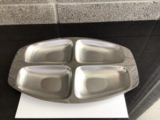 ALESSI INOX 18/10 STAINLESS STEEL CARLO MAZZIERI / ANSELMO VITALE SERVING TRAY