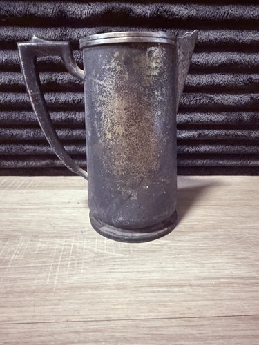 Antique lidded pewter - antique,